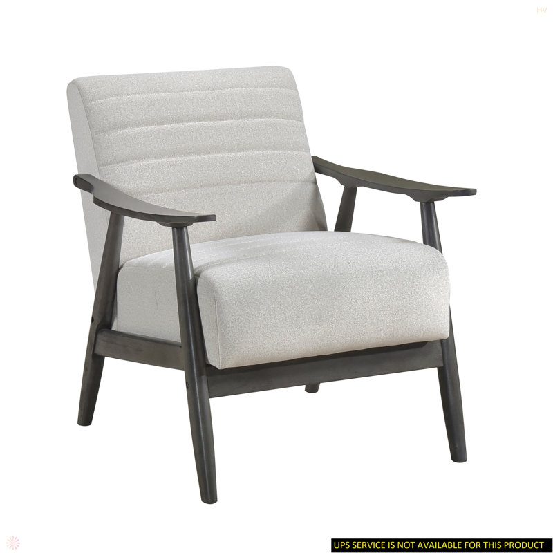 Fauteuil d'appoint décontracté 1pc, Blanc cassé