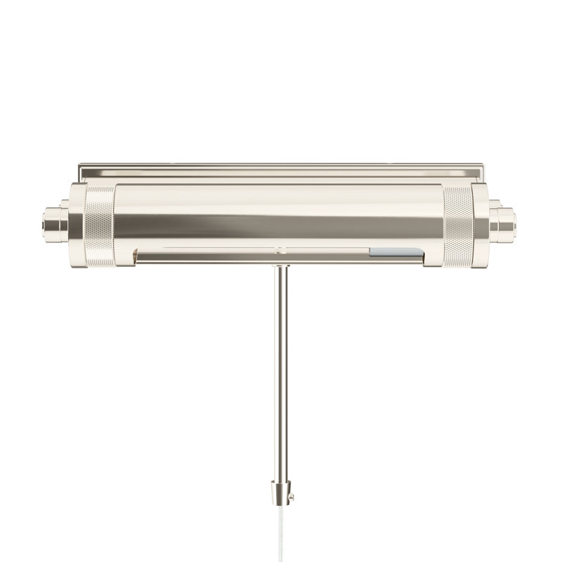 Applique pour tableau 2 lumières Kenton, H 2,75 po x l 12 po x P 6 po, Nickel poli