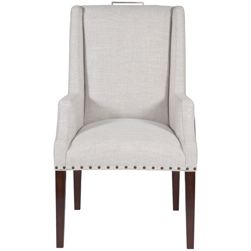 Everhart Arm Chair, Polyester Trippy Coconut, Casa Blanca