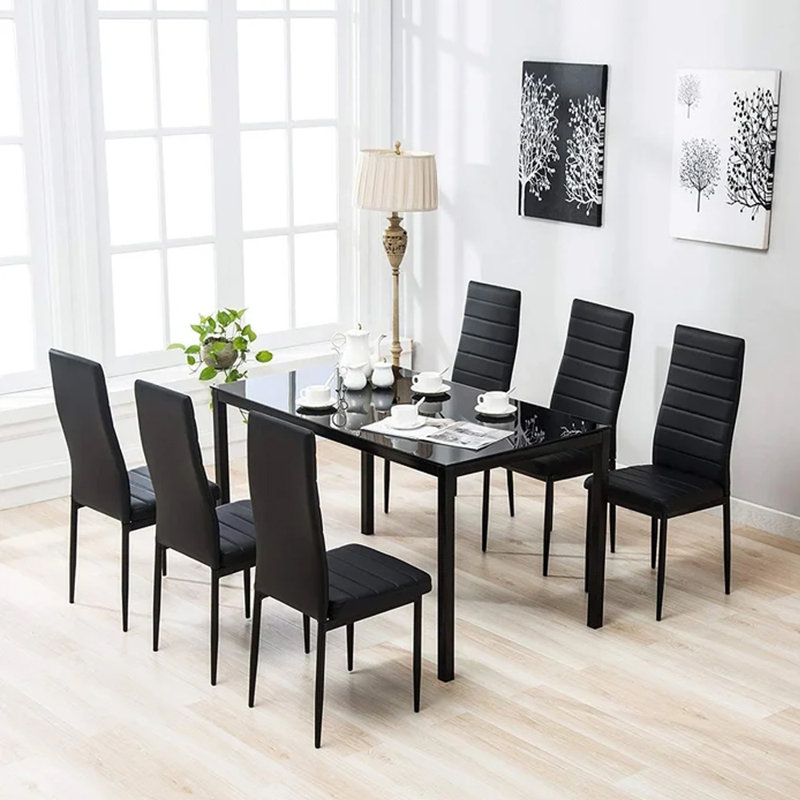 Renick Dining Set, Black