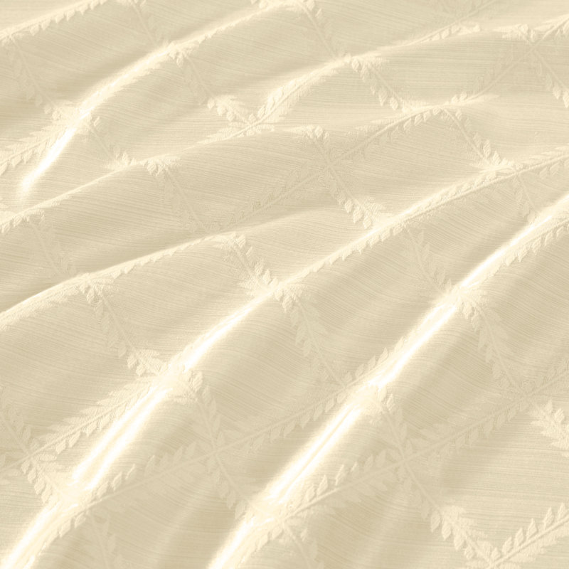 Lenox Laurel Leaf Damask Tablecloth, Ivory, 90" Round