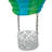 13"H Solar Hot Air Balloon with Flame LED Lights-95851383