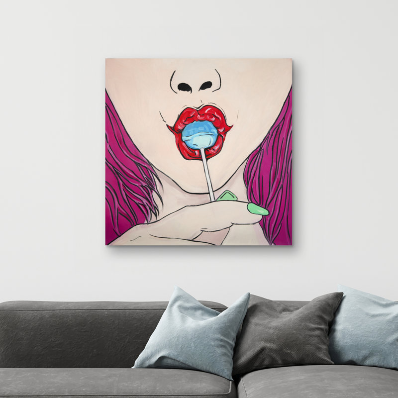 Lollipop - 32"x32" art on canvas