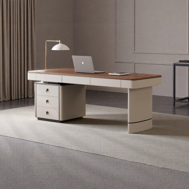 Bureau de luxe minimaliste, H 29,52 po x l 70,86 po x P 27,55 po