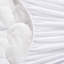 Protège-matelas blanc matelassé à poches profondes-941485423