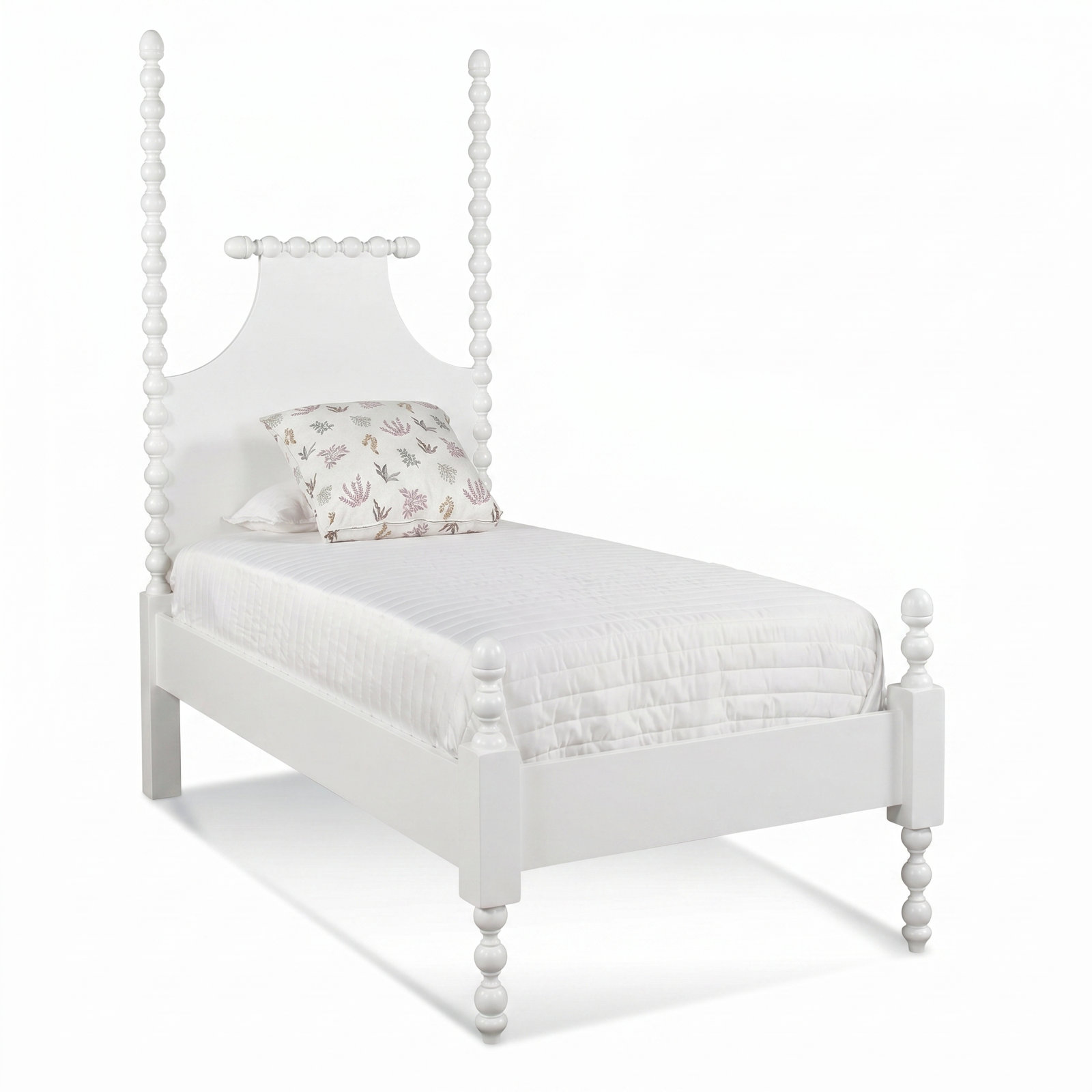 Mary Bed, Twin, Frost White
