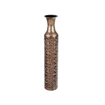 Vase de plancher en métal Auberge