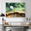 «Chassing the pin», art mural de golf