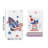Independence Day Themed Kitchen Towel Set Of 2, Absorbent Dish Cloth For Cooking And Baking, 23.6x15.7in Multicolor