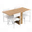 Ensemble de table de salle à manger extensible de 63 pouces Modern Modern