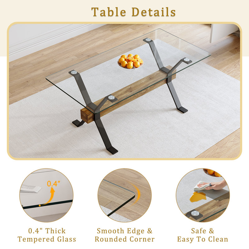 Ensemble de salle à manger 9 pièces, table de salle à manger en verre 71 po avec chaises rembourrées, White
