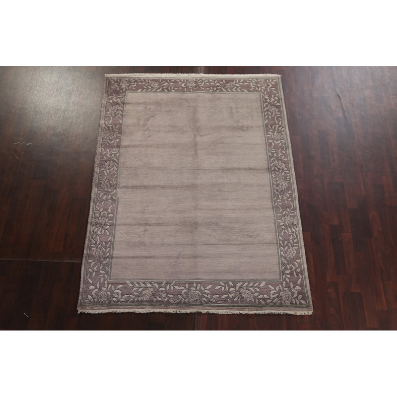 Tapis népalais oriental noué à la main 6 x 8