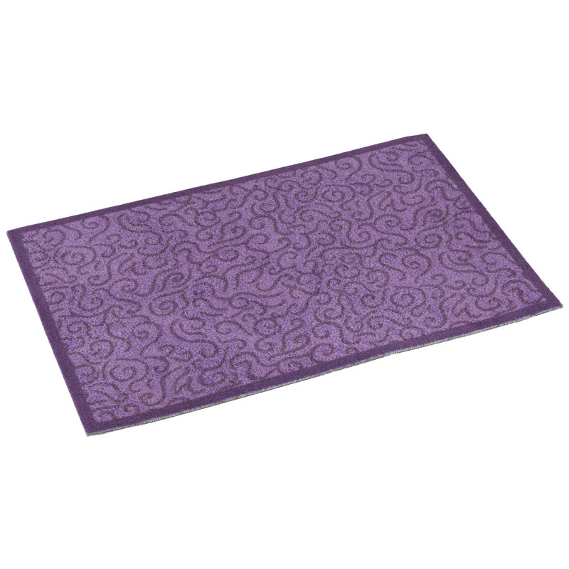 Halfeti Door Mat, 0.5cm H x  90cm W x 120cm D, Purple