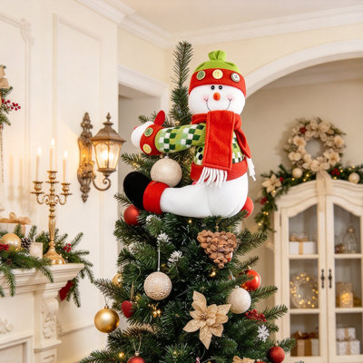 33 cm Fabric Shatterproof Tree Topper