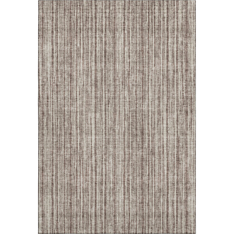 Premium Machine Washable Prisco Brown Rug, Rectangle 8' x 10'