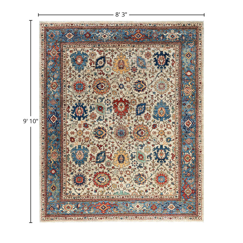 Serapi One-of-a-Kind 8' 3" X 9' 10" Hand Knotted Area Rug