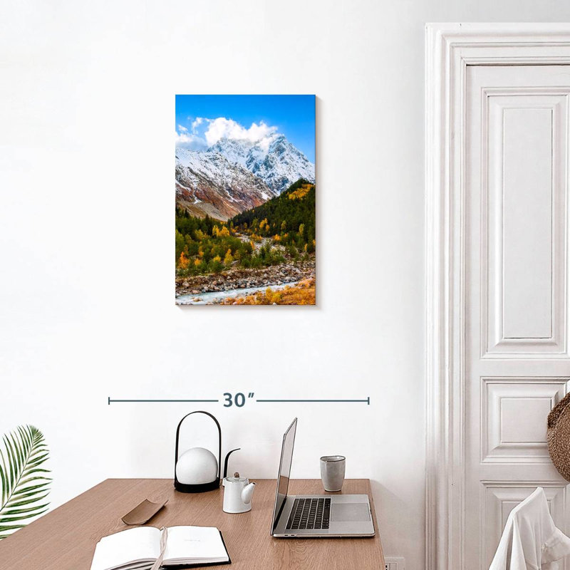 Alvord Swiss Alps Autumn, 24" H x 16" W