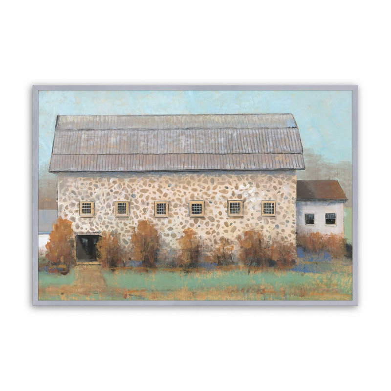 Farmstead Memories v2, H 18 po x l 24 po x P 1,25 po, Cadre poli en chrome poli