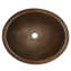 Classic Copper Oval Undermount Bathroom Sink