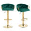 Christal Swivel Upholstered Adjustable Height Counter Stool-88074952