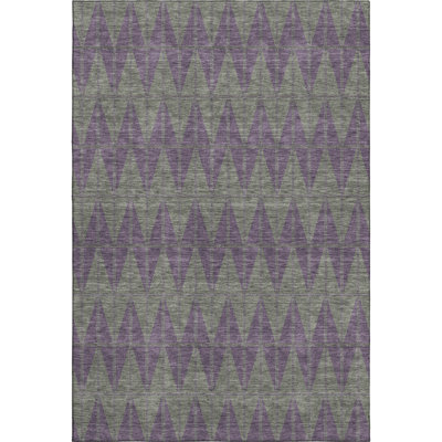 Premium Machine Washable Mayfield AMF2415 Chevron Rug