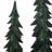 Flocked Tabletop Trees