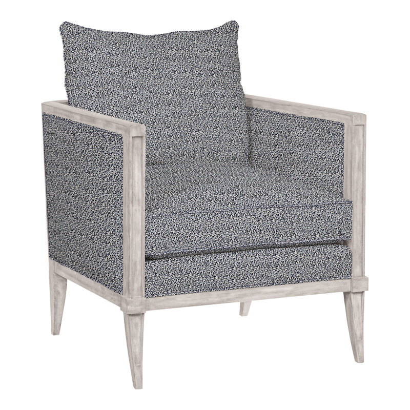 Cameo Armchair, Dove Gray, Navada Snow