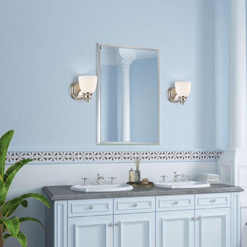 Mayday Armed Sconce, Polished Chrome