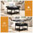 Wynny 36"W Lift Top Coffee Table with Storage, Round Wood Cocktail Table-24121104