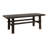 Fostoria Reclaimed Elm Wood Rectangular Coffee Table, Black-61150678