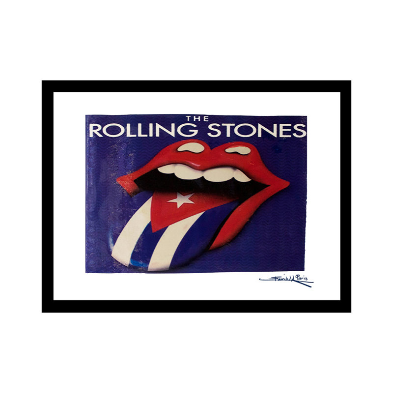 «The Rolling Stones Iconic Tongue», cadre photo