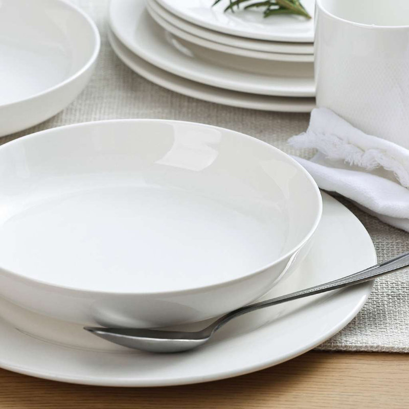 Ensemble de 6 bols à dessert en porcelaine, bols de service blancs de 7,8 pouces, 6