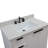 37'' Single Bathroom Vanity with Engineered Stone Top-2095583270