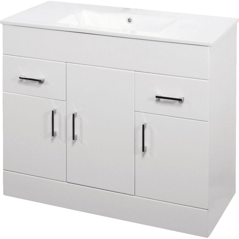 Eden 1005mm Single Bathroom Vanity with Integrated Vitreous China Basin