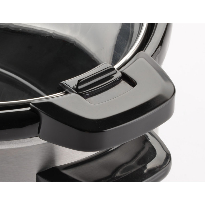 7-Quart Brushed Stainless Steel Digital Slow Cooker