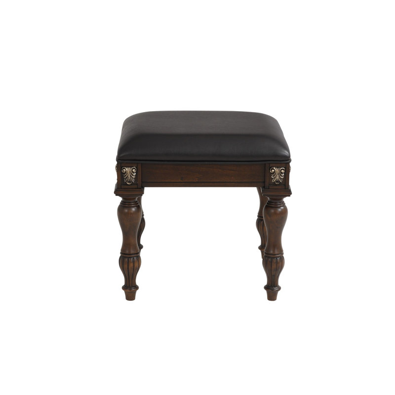 Anahira Solid Wood Accent Stool
