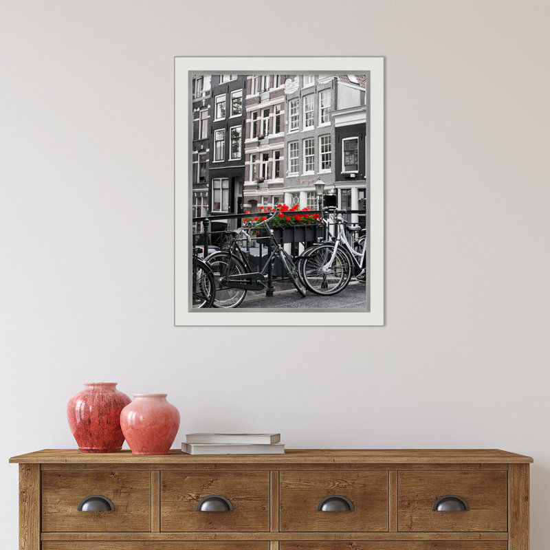 Roseville White Wood Picture Frame, 18" x 24"