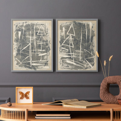 Impression encadrée Mapa Linea I-Premium - prête à être accrochée - aucun clou requis - aucun clou requis