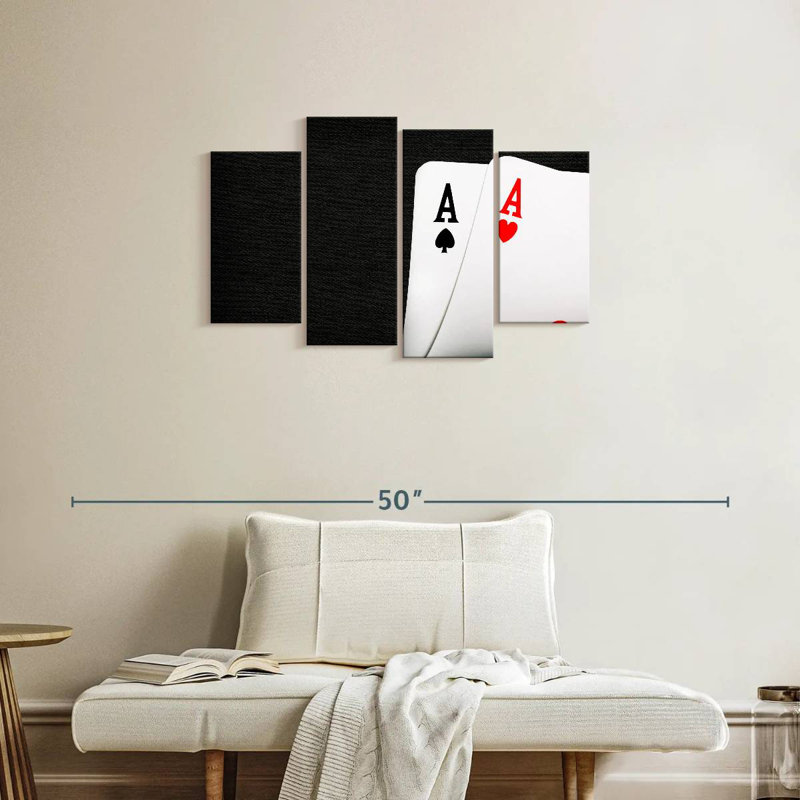 Senne Ace Playing Cards, 22" H x 36" W