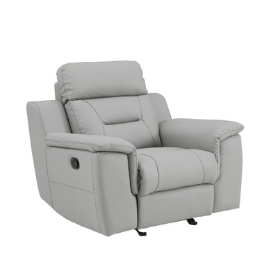 Modern Reclining Leather Air Upholstered Chair