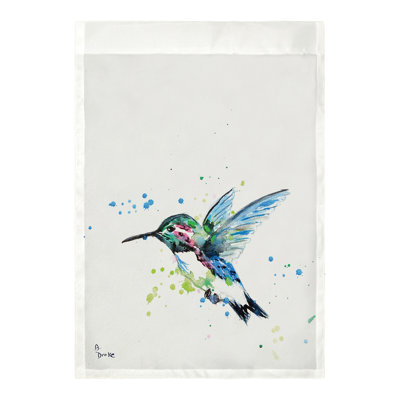 Hummingbird Double Sided Polyester Animal Garden Flag