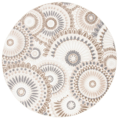 Tapis d'intérieur / extérieur à motif géométrique Longlier Performance