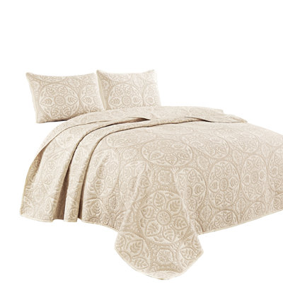 Taite Luxury Reversible Cotton Bedspread Set