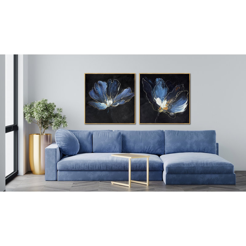 Art mural sur toile Nocturnal Bloom II