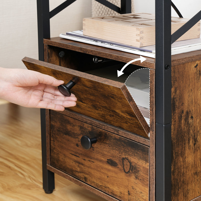 38cm W Bedside Table