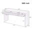 Console rustique avec 3 tiroirs cannelés-62126175