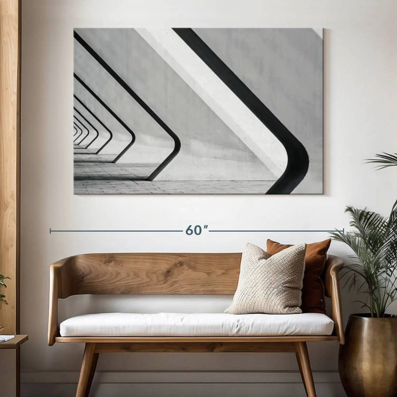 Modern Architectural Design, 34" H x 51" W