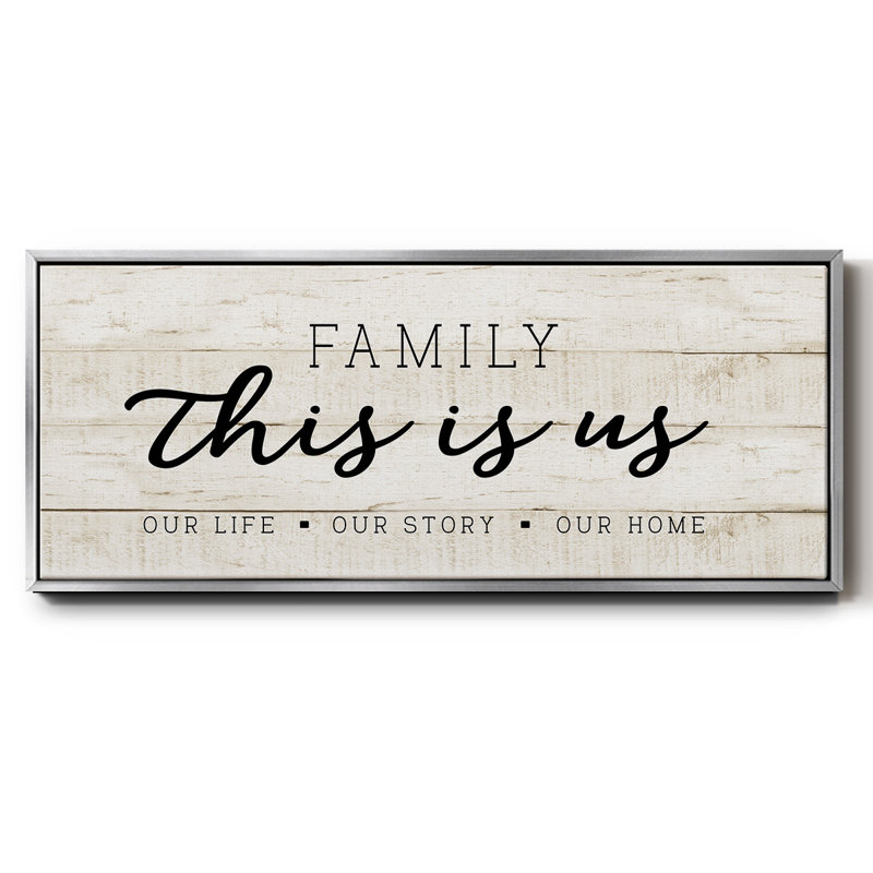 This is Us- Framed Canvas