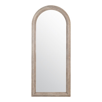 Galento Solid Wood Flat Wall Mirror