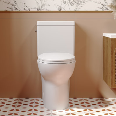 Toilette allongée deux pièces à hauteur de chaise Ellai 1,28 GPF (siège inclus)